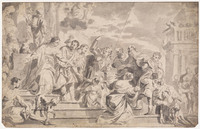 B 064
          <br/>
          Sebastiaan roept Marcus en Marcellianus op tot martelaarschap
          <br/>
          <em>Veronese, Paolo (1528-1588) - kopie naar</em>